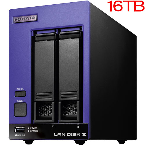 HDL2-Z25SI3B16 [第12世代インテルCore i3搭載 2ドライブNAS 16TB]