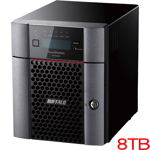 バッファロー WSH5420DN08S5 [WSS2025ST HWRAID デスクトップ4ベイNAS 8TB]
