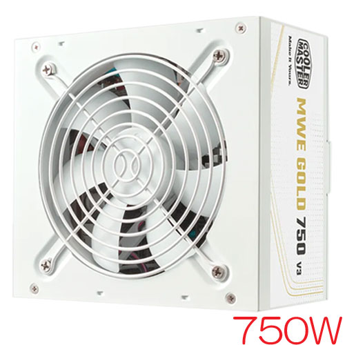 クーラーマスター MPE-7506-ACAG-GJP [MWE Gold 750 V3 ATX 3.1 Withe Edition Non-Modular]