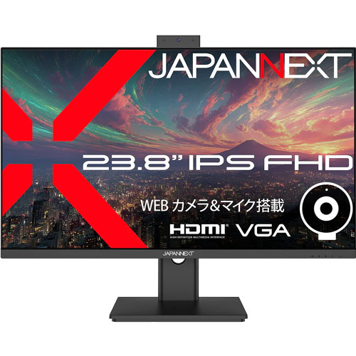 JAPANNEXT JN-IPS238F-CMS [液晶ディスプレイ 23.8型/1920×1080/ブラック]