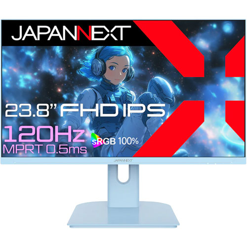 JAPANNEXT JN-IPS238G120F-BB [ゲーミングディスプレイ 23.8型/1920×1080/Bブルー]