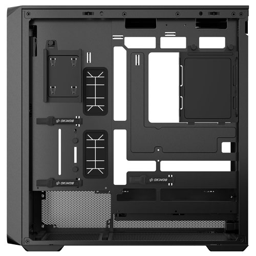 e-TREND｜Okinos ATXミドルタワーケース Air Cross 裏配線