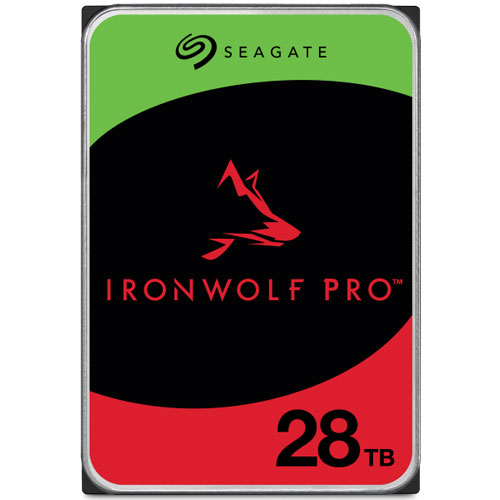 シーゲート ST28000NT000 [NAS向けHDD IronWolf Pro（28TB 3.5インチ SATA 6G 7200rpm 512MB Helium CMR）]