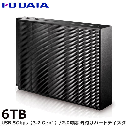 アイ・オー・データ HDCX-UTL6KB/E [テレビ＆パソコン両対応 外付けハードディスク(USB 5Gbps) 6TB]