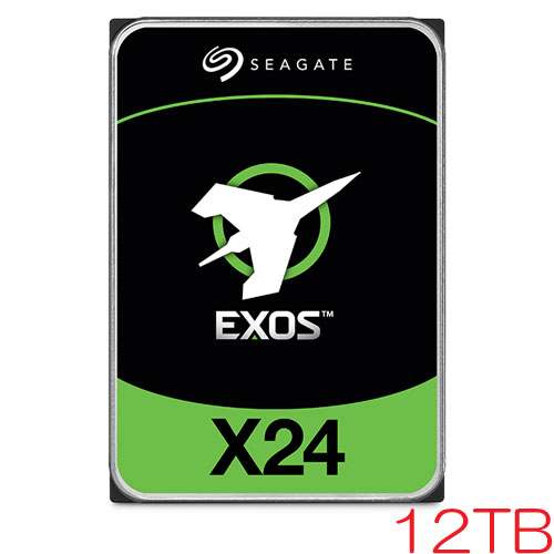 シーゲート ST12000NM002H [エンタープライズ向けHDD Exos X24（12TB 3.5インチ SATA 6G 7200rpm 512MB Helium CMR）]