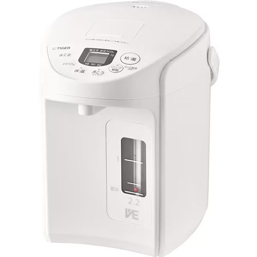 とく子さん PIQ-G220WC [VE電気まほうびん 2.2L クールホワイト]