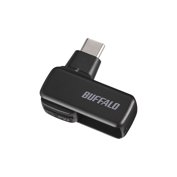バッファロー（サプライ） BSCRM100U3CBK [Type-C接続 USB3.2 microSDカードリーダ ブラック]