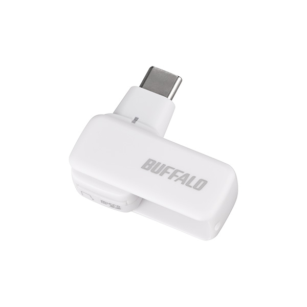 バッファロー（サプライ） BSCRM100U3CWH [Type-C接続 USB3.2 microSDカードリーダ ホワイト]