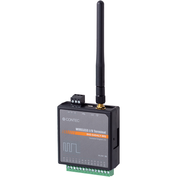 コンテック DIO-0404LY-WQ [無線I/Oシリーズ絶縁型デジタル入出力ターミナル]