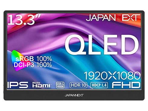 JAPANNEXT JN-MD-IQ1301FHDR-N [液晶ディスプレイ 13.3型/1920×1080/ブラック]