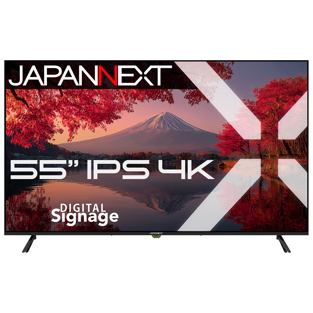 JAPANNEXT JN-IPS55UHD-M [4K HDR 55インチ液晶ディスプレイ IPS HDMIx3 デジタルサイネージ PCモニター 2年保証]