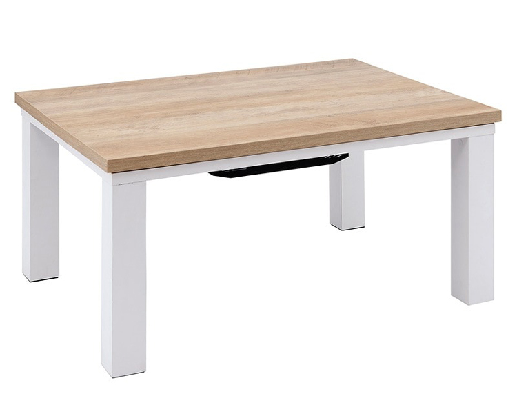 ユアサプライムス YLW-860D(LBW） [ウッディカジュアルこたつ ホワイト]