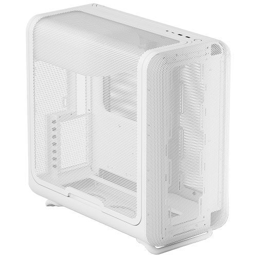 X50 Air Snow White [E-ATX ラウンドデザインPCケース 曲面メッシュ ホワイト]