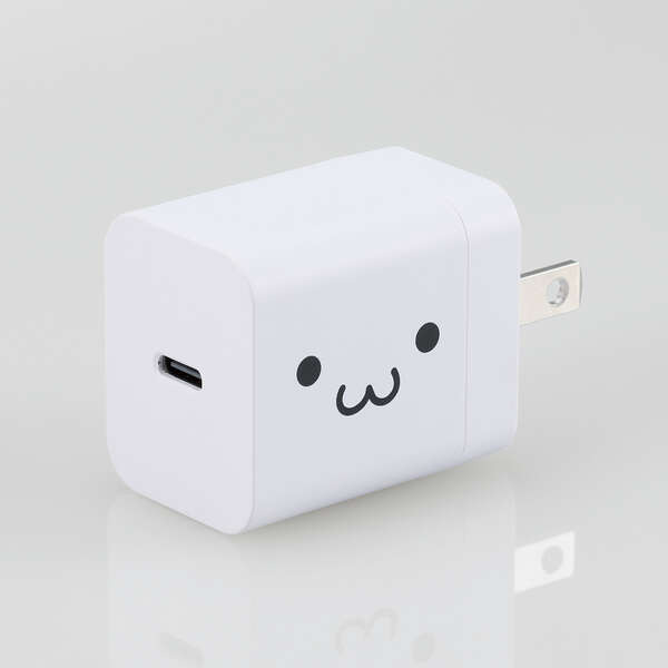 エレコム MPA-ACCP6820WF [AC充電器/USB PD/20W/USB-Cx1/しろちゃん]