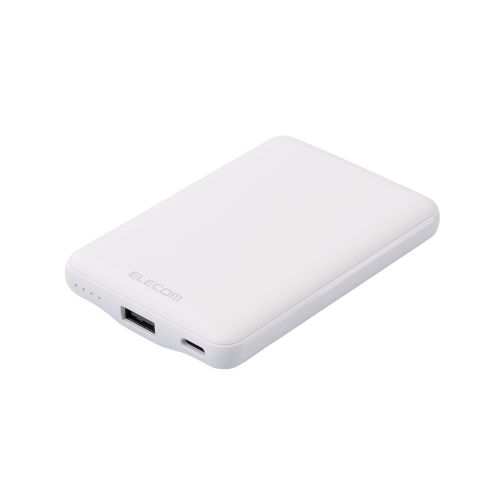 エレコム DE-C45-5000WH [モバイルバッテリー/15W出力/5000mAh/ホワイト]