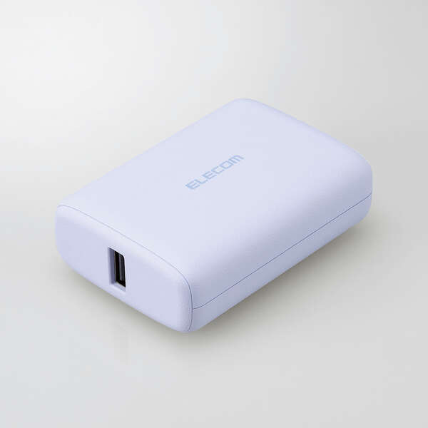 エレコム DE-C46L-10000PU [モバイルバッテリー/USB PD/20W/10000mAh/パープル]