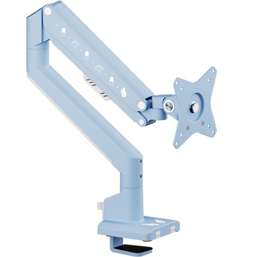 Pixio PSW1SBLAG-O [PS1S Wave Pastel Blue Angel モニターアーム　シングル]