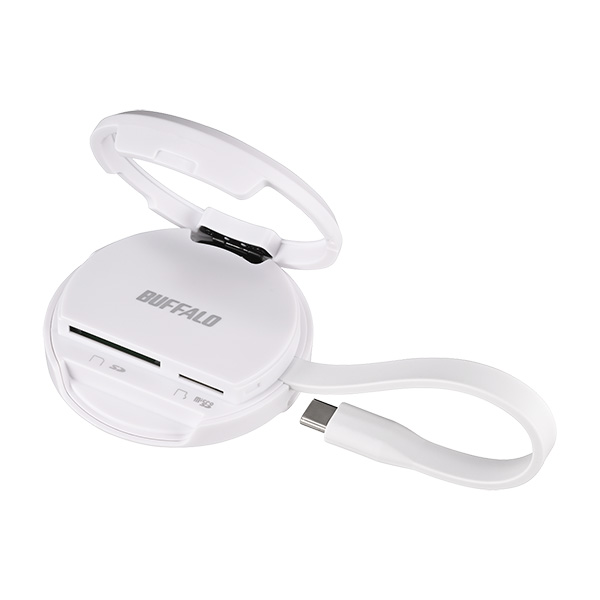 バッファロー（サプライ） BSCR520MGWH [MagSafe PDポート付Type-C接続カードリーダ ホワイト]