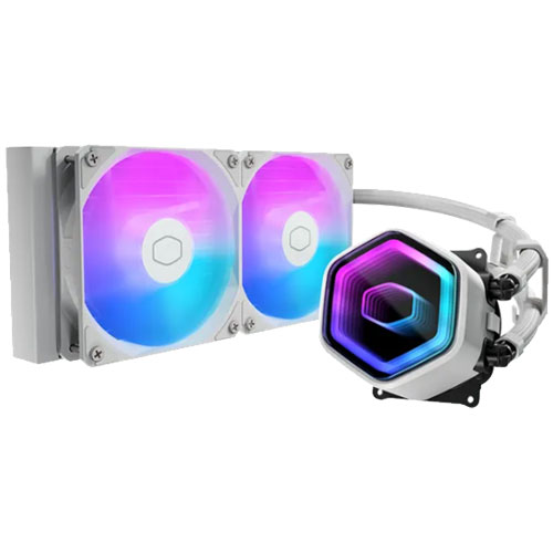 クーラーマスター MLW-D24M-A18PA-JW [MasterLiquid Core II 240 White ARGB X6G2]