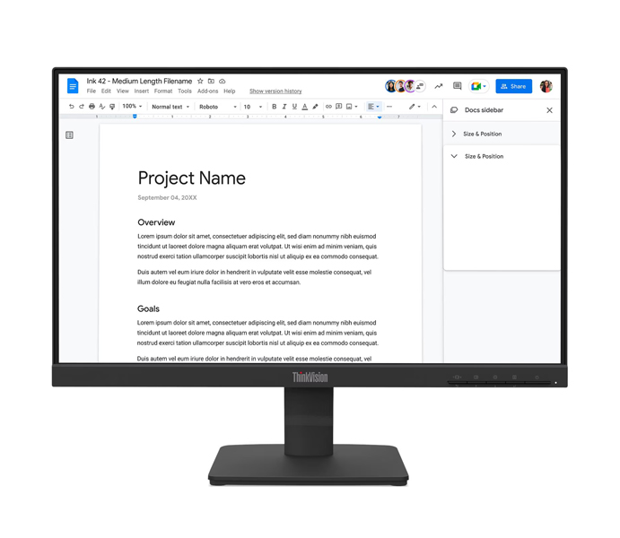 レノボ・ジャパン TC_VISUAL Comm 64CBKAR6JP [ThinkVision S22-4e]