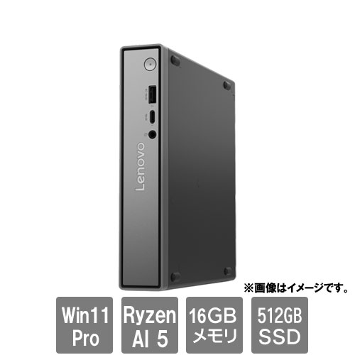レノボ・ジャパン ThinkCentre neo 13GUS00000 [TC neo 55q Tiny G6(Ryzen AI 5 330 16GB SSD512GB Win11Pro64)]