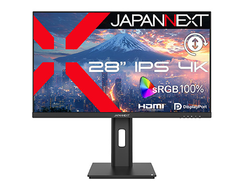 JAPANNEXT JN-IPS28U2-HSP [液晶ディスプレイ 28型/3840×2160/ブラック]