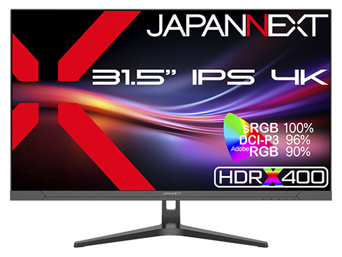 JAPANNEXT JN-IPSB315U [液晶ディスプレイ 31.5型/3840×2160/ブラック]