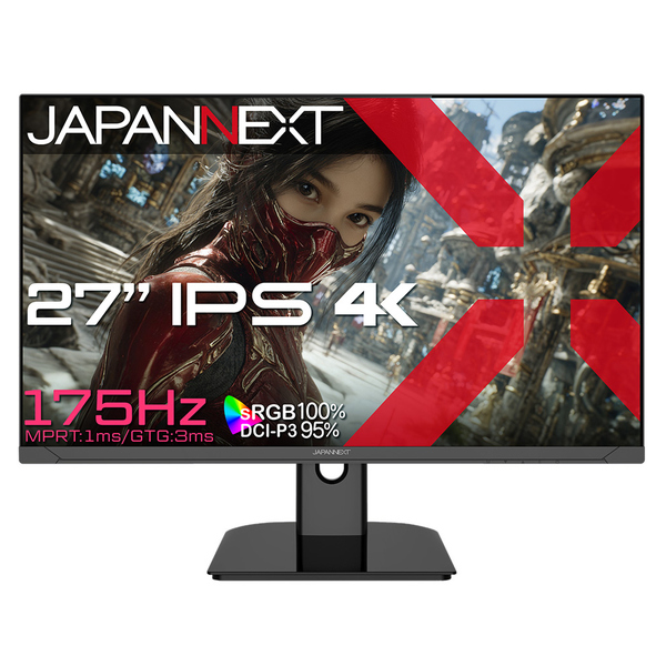 JAPANNEXT JN-IPS27G175U [ゲーミングディスプレイ 27型/3840×2160/ブラック]