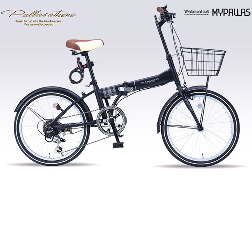 マイパラス MF205-BK [MF205 GROOM・折畳20・6SP　オールインワン・マットブラック]