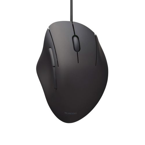エレコム M-SH20UBSKBK [マウス/有線/5ボタン/Mサイズ/抗菌/静音/ブラック]