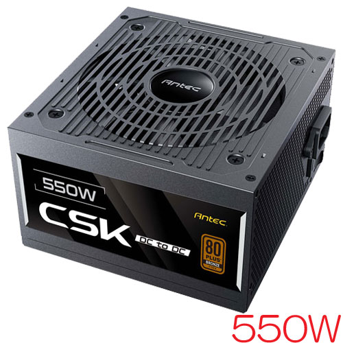 ANTEC CSK550DC [ATX 12V電源 80PLUS BRONZE認証 CSK DC 550W]