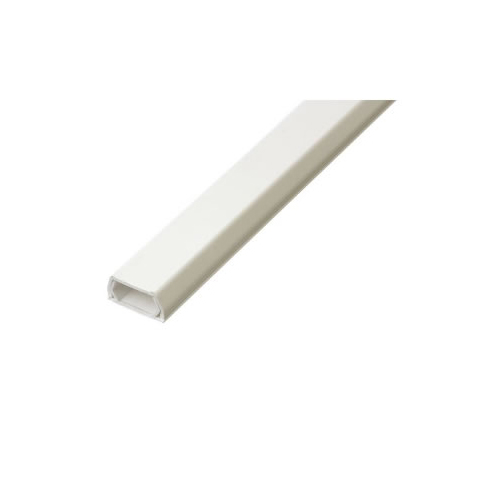 YAZAWA FF3WW [固定テープ付モール 3号 1m ピュアホワイト]