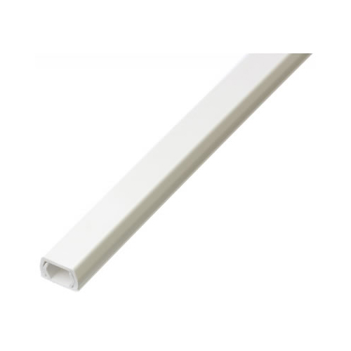 YAZAWA FF1WW [固定テープ付モール 1号 1m ピュアホワイト]