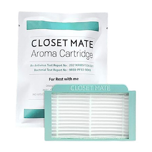 AJAX 【5個セット】CLOSET MATE クローゼットメイト アロマ抗菌カートリッジ For Rest with me(グリーン)