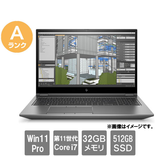 HP ★中古パソコン・Aランク★4U1X7PA#ABJ [Zbook Fury G8(i7-11850H 32GB SSD512GB 15.6FHD Win11Pro64)]
