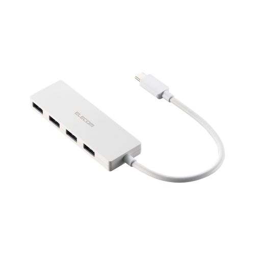 エレコム U3HC-H040WH [USBHUB/USB-C/USB5Gbps/4ポート/15cm/ホワイト]