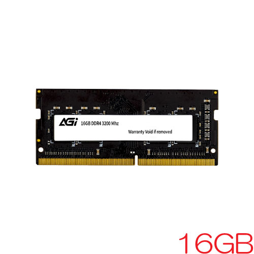 AGI AGI320016SD138-ST [16GB (16GBx1) DDR4-3200MHz (PC4-25600) 22-22-22-52 SODIMM 1.2V]