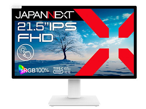 JAPANNEXT JN-IPS2152FHDR-C65W-T [タッチパネル液晶ディスプレイ 21.5型/ホワイト]