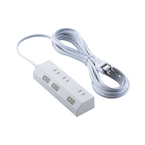 エレコム T-IS01M-2350WH [個別スイッチタップ/雷サージ/磁石付/3個口/5m/ホワイト]
