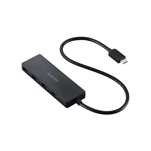 エレコム U3HC-H041BK [USBHUB/USB-C/USB5Gbps/バスパワー/4ポート/30cm]