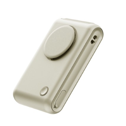 エアージェイ AHF-SS1 SB [準個体電池 安心ハンディファン 扇風機 サンドベージュ]