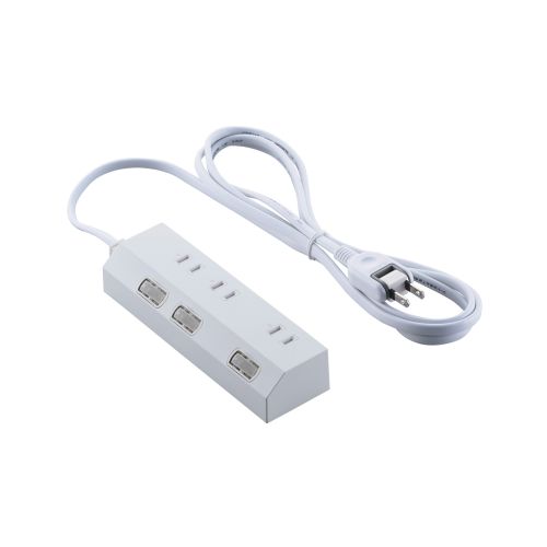 エレコム T-IS01-2320WH [個別スイッチタップ/雷サージ付き/3個口/2m/ホワイト]