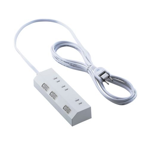 エレコム T-IS01M-2330WH [個別スイッチタップ/雷サージ/磁石付/3個口/3m/ホワイト]
