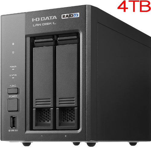 アイ・オー・データ HDL2-LX HDL2-LX04 [法人向け2ドライブNAS 4TB]