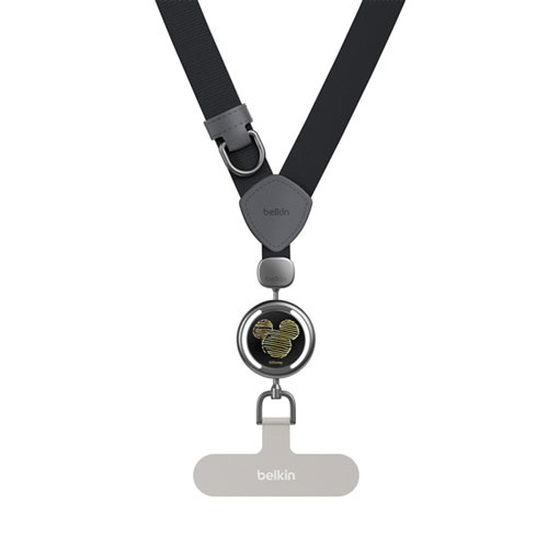 Belkin MSZ001qcBK-DY [スマートフォンショルダーストラップ ミッキー＆フレンズ]