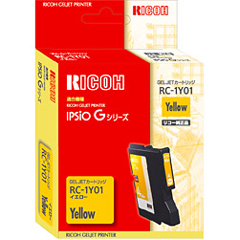 リコー RC-1Y01 [G707／505用 Mサイズ GELJETカートリッジ イエロー]