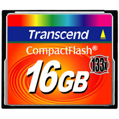 トランセンド TS16GCF133 [16GB コンパクトフラッシュ (133X、 TYPE I )]