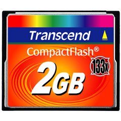 トランセンド TS2GCF133 [2GB コンパクトフラッシュ (133X、 TYPE I )]