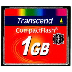 トランセンド TS1GCF133 [1GB コンパクトフラッシュ (133X、 TYPE I )]