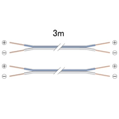 CN-413A [OFC スピーカーコード3M 2本1組]